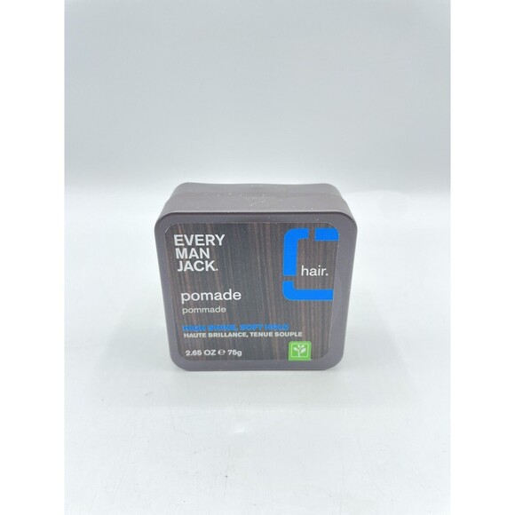 Every Man Jack Hair Pomade High Shine Soft Hold 2.65 oz Discontinued Bs276